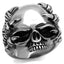 Jewellery Kingdom Mens Skull Claw No Stone Stainless Steel Biker Goth Signet Ring (Silver) - Jewelry Rings - British D'sire