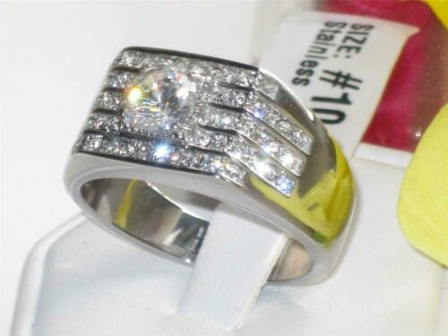 Jewellery Kingdom Mens Solitaire Accent Pinky Signet 4.40K Ring (Silver) - Rings - British D'sire