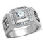 Jewellery Kingdom Mens Solitaire Accents Greek Key Pinky Signet Ring - Rings - British D'sire