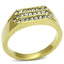 Jewellery Kingdom Mens Steel Signet Pinky Cubic Zirconia Smart Realistic Ring (Gold) - Jewelry Rings - British D'sire