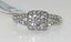 Jewellery Kingdom Simulated Diamonds Pave Cluster Pretty Ladies Ring (Silver) - Jewelry Rings - British D'sire