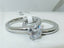 Jewellery Kingdom Stainless Steel Engagement Wedding Plain Solitaire Ring Set Band (Silver) - Engagement Rings - British D'sire