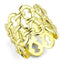 Jewellery Kingdom Steel No Stone No Tarnish Chain Link Ladies Ring Band (Gold) - Rings - British D'sire
