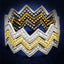 Jewellery Kingdom sterling Bands Stacking Zig Zag Ladies Wedding Ring Set (Silver & Gold) - Rings - British D'sire