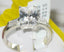 Jewellery Kingdom Three Stone Cubic Zirconia Clear Baguette Sterling Silver Emerald Ring - Jewelry Rings - British D'sire