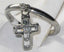 Jewellery Kingdomcross Ladies Emerald Cut Band 3mm Stainless Steel Charm Dangle Ring (Silver) - Jewelry Rings - British D'sire