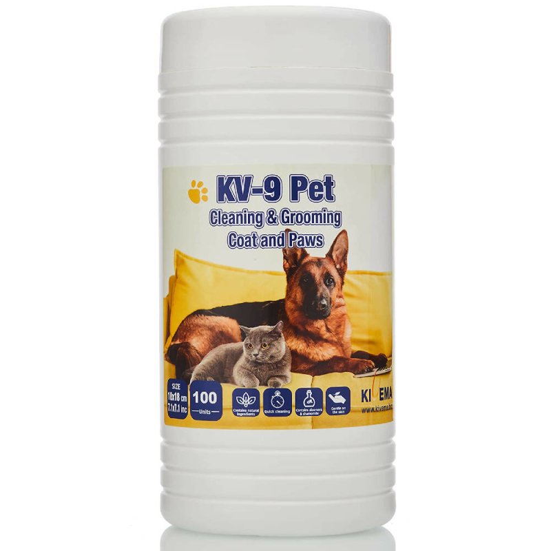 KIVEMA Daily Pet Grooming Wipes for Dog, Cat and Cleaning
