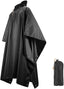LAMA Multifunctional Raincoat Poncho, 3 in 1 Reusable Waterproof Raincoat/Sunshade Tarp/Tent Ground Sheet Mat with Carry Pouch for Bike Hiking Camping Outdoor Activitie - British D'sire