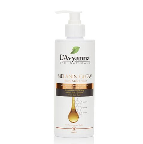 L'Avyanna Melanin Glow Body Milk Lotion With Hyaluronic Acid, Berry Extracts & Sunscreen SPF15+400 ml