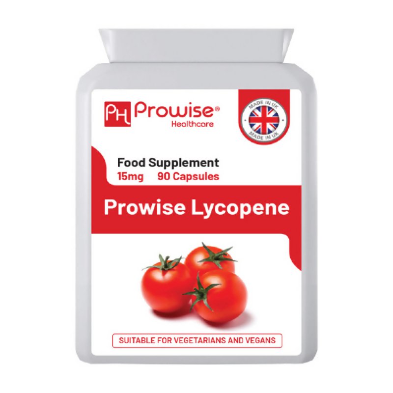 Lycopene 10% Beadlet 15mg 90 Capsules - UK Manufactured | GMP Standards | Suitable for Vegetarians and Vegans - Vitamins & Supplements - British D'sire