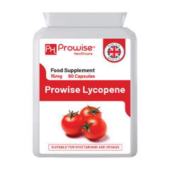 Lycopene 10% Beadlet 15mg 90 Capsules - UK Manufactured | GMP Standards | Suitable for Vegetarians and Vegans - Vitamins & Supplements - British D'sire