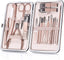 Manicure Set, 18Pcs Nail Clippers Pedicure Kit Nail Care Kit Manicure Professional Tools Gift for Men Women Friends and Parents - Skin Care Kits & Combos - British D'sire