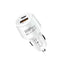 P29 48W PD30W + QC3.0 18W USB Dual Port Car Charger(White) - USB Dual Port Car Charge - British D'sire