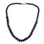 Pearlz Gallery Sterling Silver Round Lapis Lazuli Necklace - Necklaces & Pendants - British D'sire