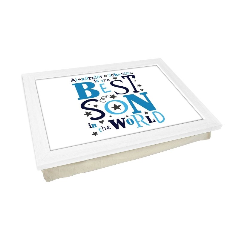 Personalised Best Son In The World Lap Tray - L0493 - Kitchen Tools & Gadgets - British D'sire