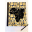 Pure Essence Greetings Men's Personalised Africa Design Notebook - Personal Organizer - British D'sire