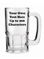 Pure Essence Greetings Personalised Beer Mug - Gift Glass Items - British D'sire