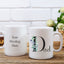 Pure Essence Greetings Personalised Floral Design Floral Initial Mug - Glasswares & Drinkwares - British D'sire