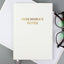Pure Essence Greetings Personalised Gold Message Hardback A5 Notebook - Appointment Books & Planners - British D'sire