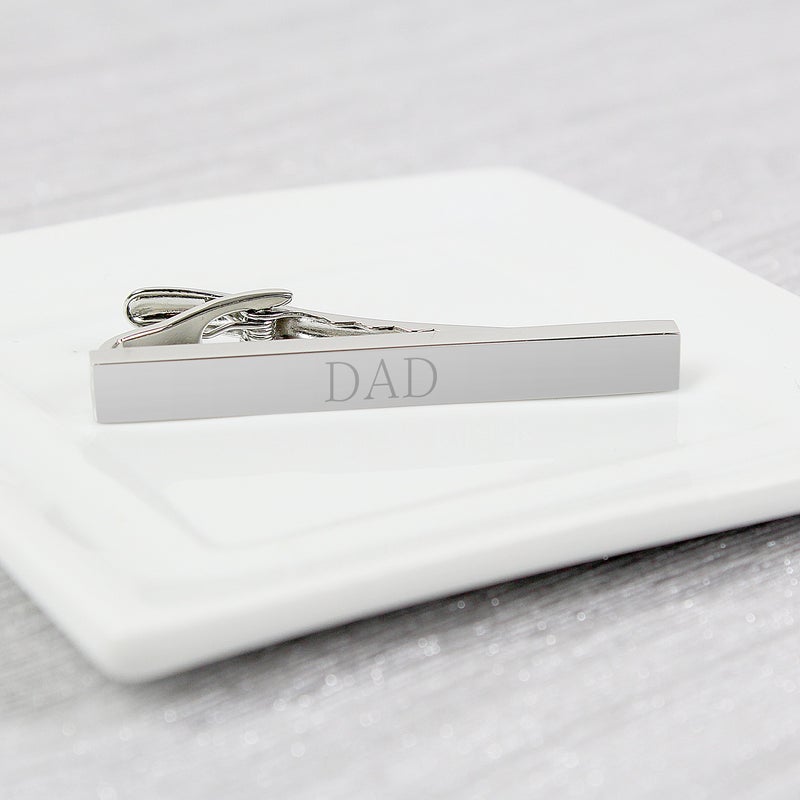Pure Essence Greetings Personalised Initials Tie Clip - Mens Fashion - British D'sire