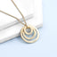 Pure Essence Greetings Personalised Love Necklace of Rings - Necklaces & Pendants - British D'sire
