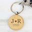 Pure Essence Greetings Personalised Monogram Wooden Keyring - Keychains - British D'sire