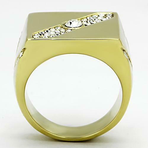 Jewellery Kingdom Details about Mens gold ring signet 18kt steel cz pinky classic smart classy everyday new 1066