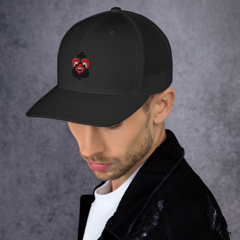 S&B Trucker Lucky heart Cap - Men's Accessories - British D'sire