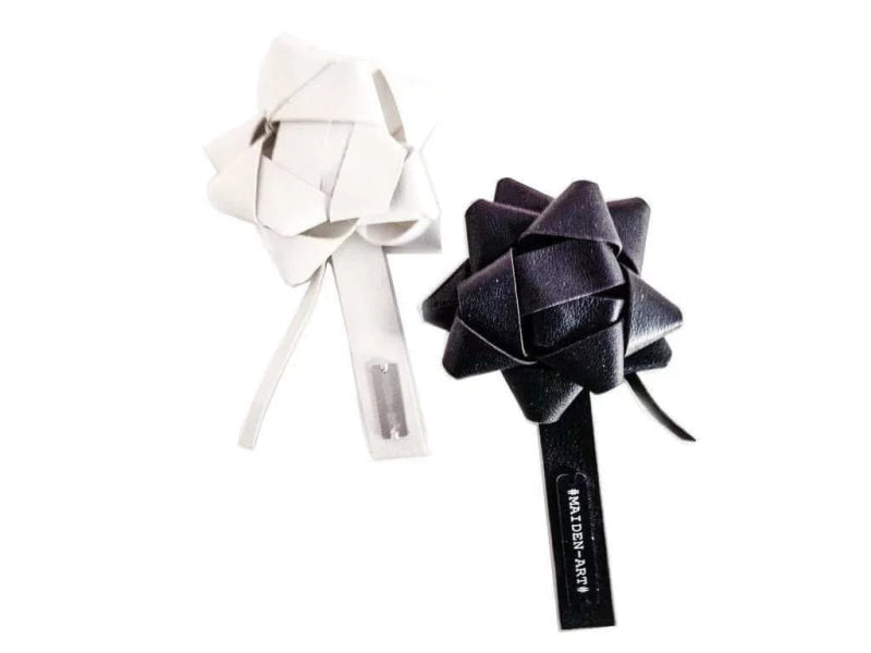 True Leather Bow Brooches - Spille Fiocchi Regalo in Vera Pelle - Brooches & Lapel Pins - British D'sire
