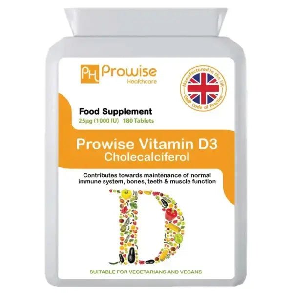 Vitamin D 1000iu 180 Tablets | Suitable For Vegetarians & Vegans | Made In UK - British D'sire