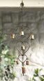 Wind chime with Hearts and Bells Recycled Iron Fair Trade - British D'sire