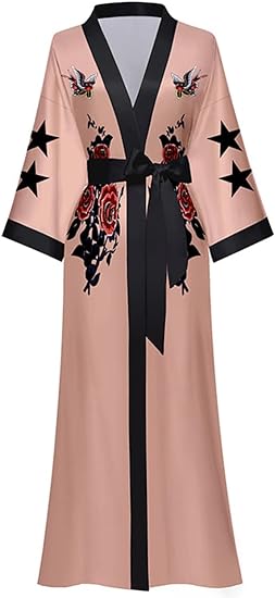 Long floral deals kimono cardigan