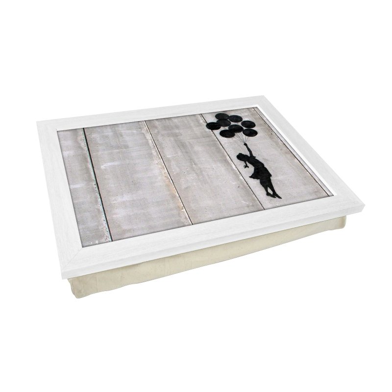 Yoosh Banksy Flying Balloon Girl Lap Tray - Kitchen Tools & Gadgets - British D'sire