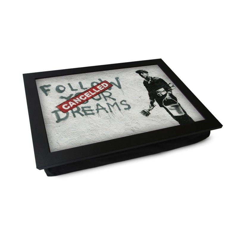Yoosh Banksy Follow Your Dreams (Cancelled) Lap Tray - Kitchen Tools & Gadgets - British D'sire