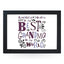 Yoosh Personalised Best Grandma In The World Lap Tray - L0489 - Kitchen Tools & Gadgets - British D'sire