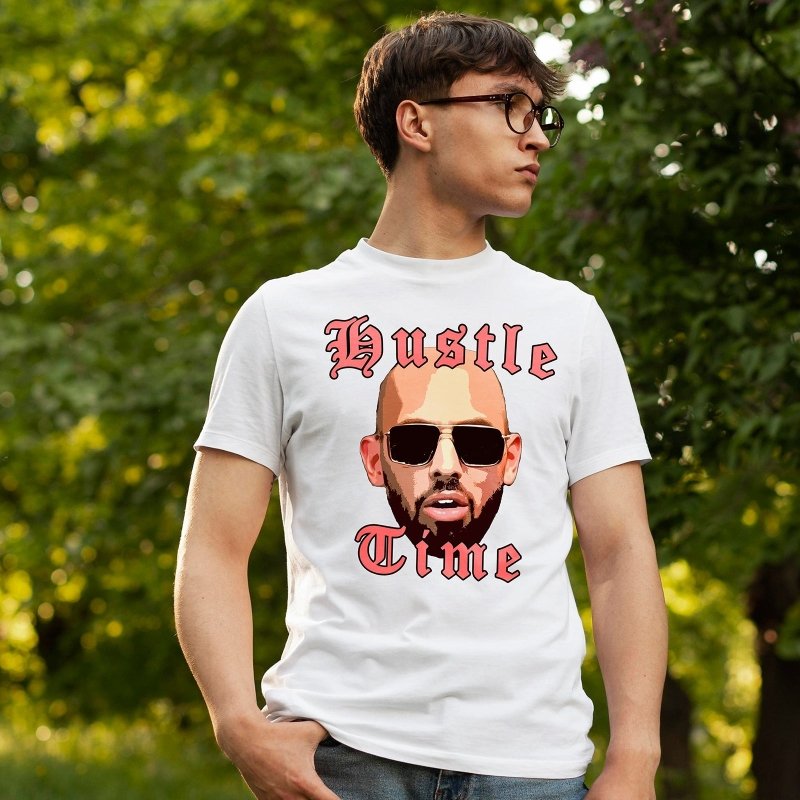 Yoosh Tate Hustle Time Mens T-Shirt - Mens T-Shirts & Shirts - British D'sire