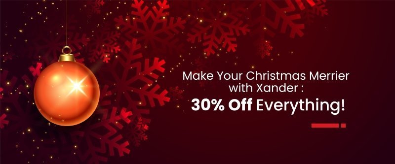 Christmas Sale UK: 30% Off Gifts, Winter Fashion & Festive Deals at Xander - British D'sire