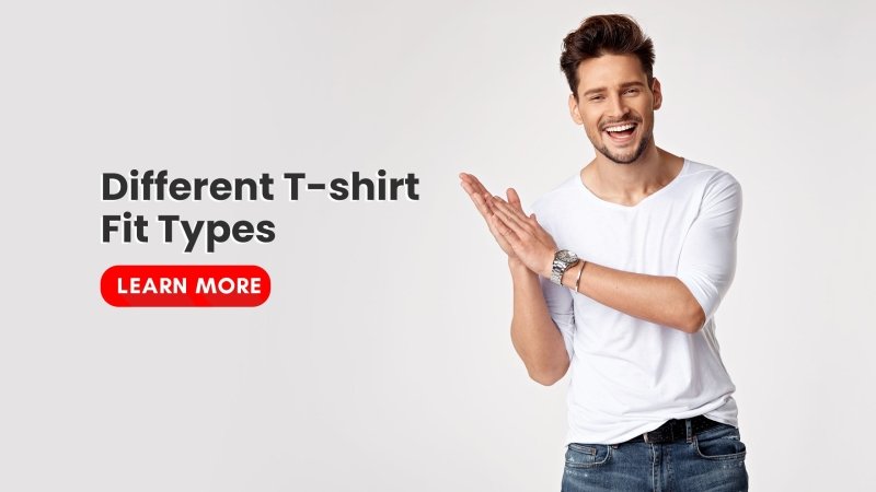 Different t-shirt fit types