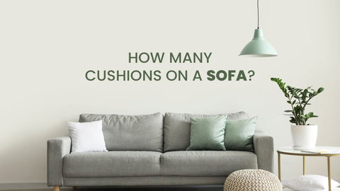 Create cohesive indoor looks: How many cushions look good on a sofa?