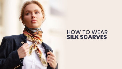 17 cool ways to tie and wear Silk Scarves: Add new levels to fashion –  British D'sire