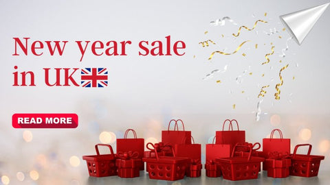 New year sale in UK