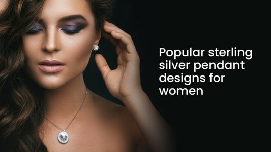 Popular sterling silver pendants designs for women 2023 - British D'sire