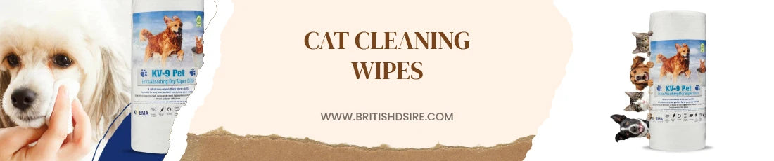 Keep your feline friend fresh and clean with our convenient cat cleaning wipes.