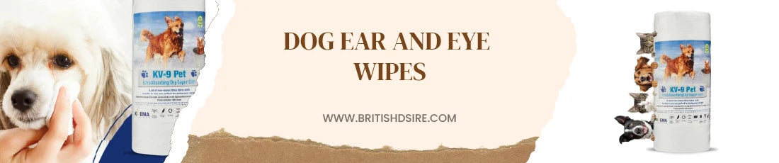 Keep your furry friend clean and happy with our convenient dog ear and eye wipes.