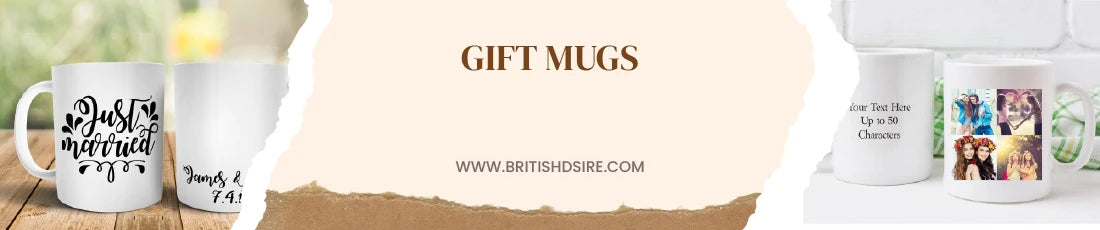 Discover our charming gift mugs, perfect for any occasion.