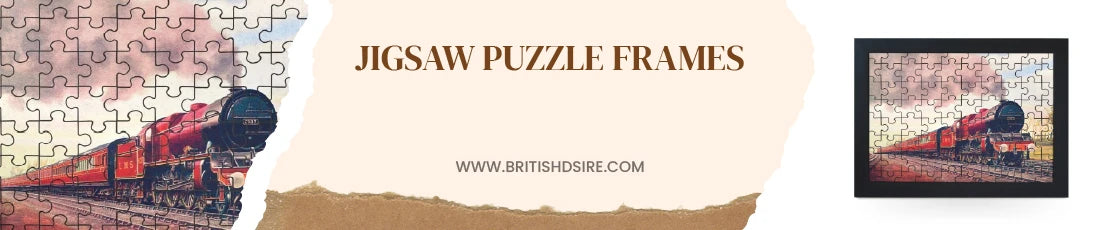 Display your completed jigsaw puzzles beautifully with our frames.
