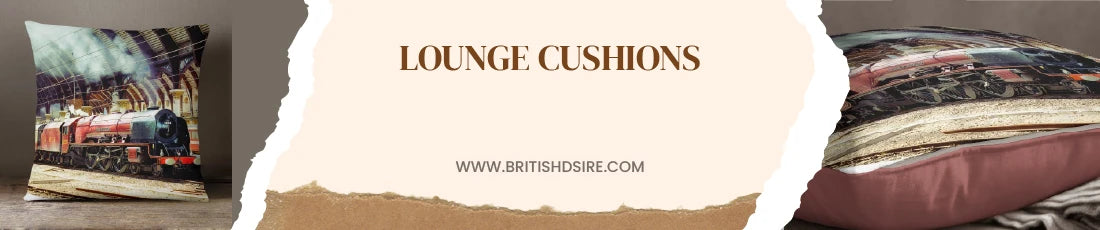 Enhance your bed or sofa with our lounge cushions, boasting a variety of vibrant printed designs.