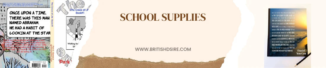 Find all your school supply needs in one convenient place with our wide range of products in British Desire.