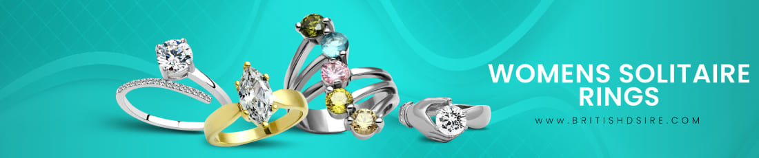 WOMENS SOLITAIRE RINGS