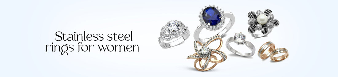 stainless-steel-rings-for-women -UK